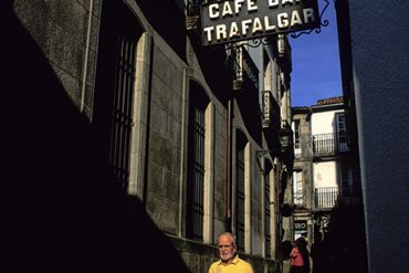 Una calle del casco histórico de Santiago de Compostela. [Santiago de Compostela. La Coruña. España. © Javier Prieto Gallego]