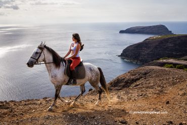 Paseo a caballo. Isla de Porto Santo. Archipiélago de Madeira. Portugal, 2007 © Javier Prieto Gallego
