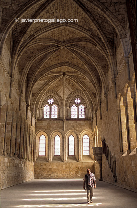 Refectorio del monasterio de Santa María de Huerta. Soria. Castilla y León. España. © Javier Prieto Gallego