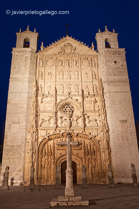 Fachada de la iglesia de San Pablo. Valladolid. Castilla y León. España. © Javier Prieto Gallego;