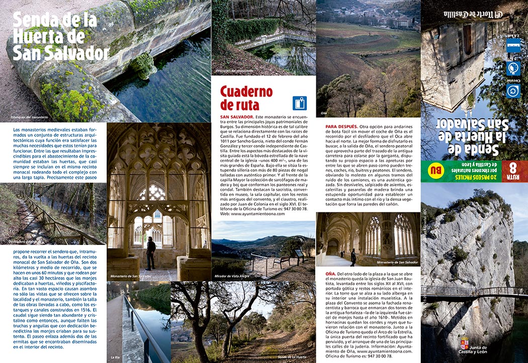 Colección de paseos por Castilla y León elaborada por Javier Prieto Gallego para el periódico EL NORTE DE CASTILLA.