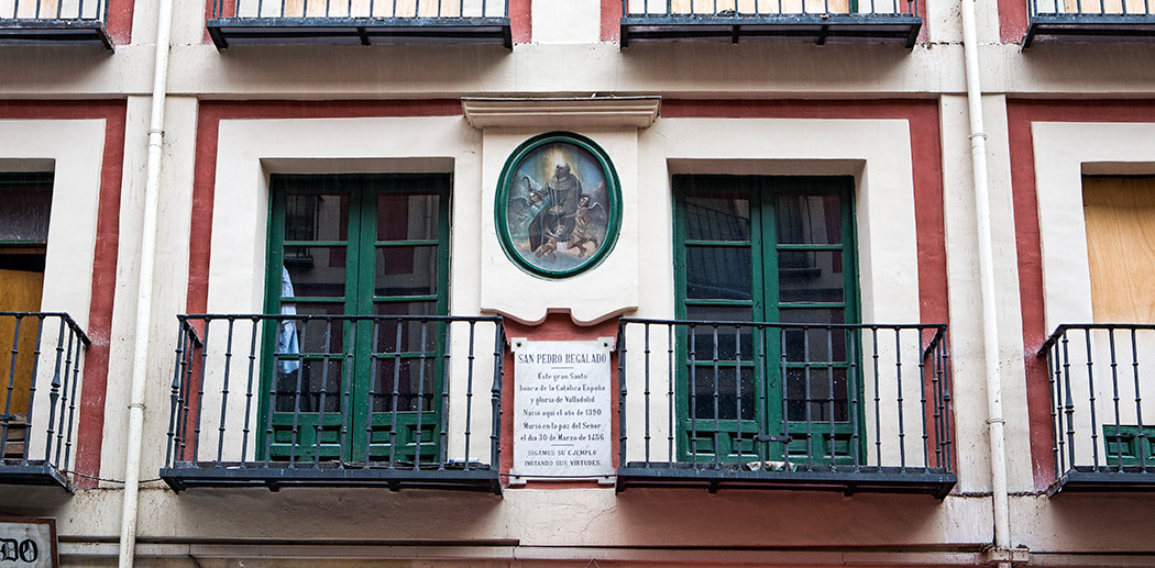 Casa donde nacio San Pedro Regalado. Calle Platerías. Valladolid. Castilla y León. España © Javier Prieto Gallego
