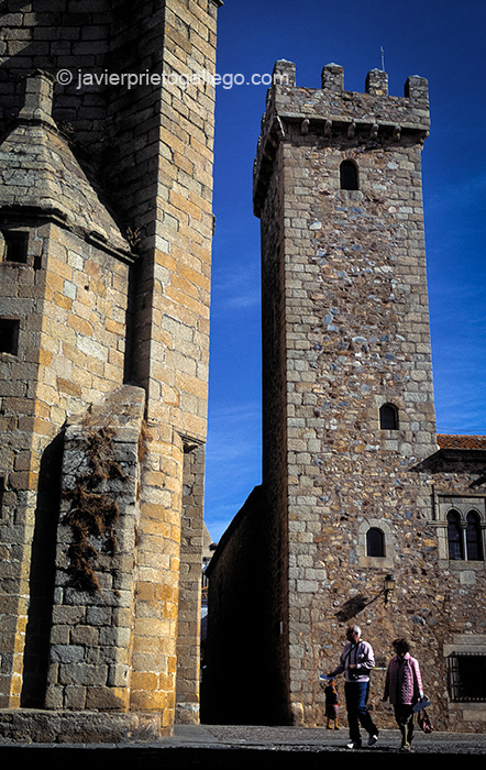 Torre del Palacio de las Cigüeñas. Cáceres. Extremadura. España © Javier Prieto Gallego