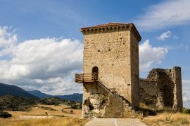 Torre del castillo. Localidad de Santa Gadea del Cid. Burgos. Castilla y León. España. © Javier Prieto Gallego