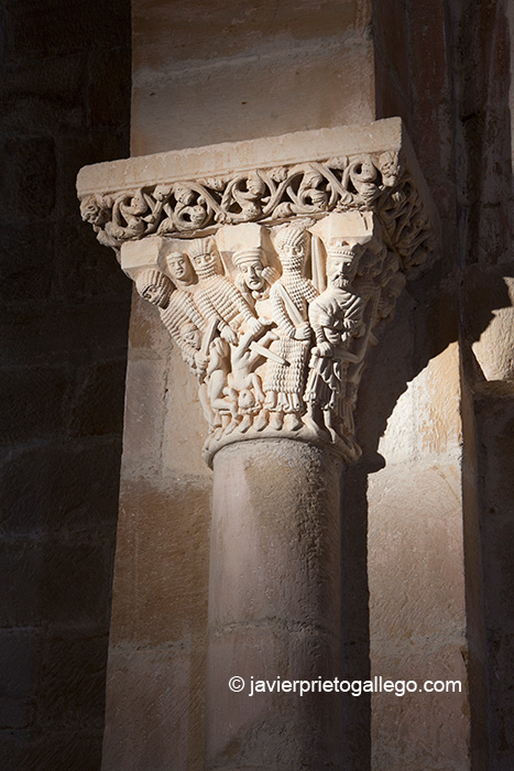 Capitel de la Matanza de los Inocentes. Ermita de Santa Cecilia. Aguilar de Campoo. Palencia. Castilla y León. España © Javier Prieto Gallego