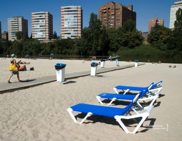 Playa de las Moreras junto al río Pisuerga. Valladolid. Castilla y León. España. © Javier Prieto Gallego