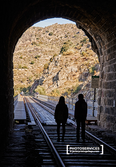 Túnel. Camino de Hierro. Arribes del Duero. Salamanca. Castilla y León.  España. © Javier Prieto Gallego