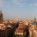 Panorámica de Salamanca desde lo alto de la catedral Nueva de Salamanca y vistas de la Clerecía. Salamanca. Castilla y León. España. © Javier Prieto Gallego